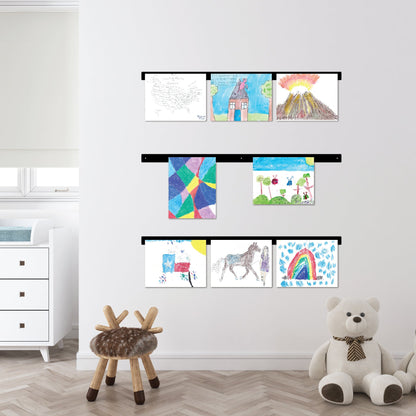 Blank Kids Magnetic Art Display Bar