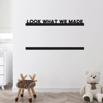 "LOOK WHAT WE MADE" Magnetic Art Display Bar