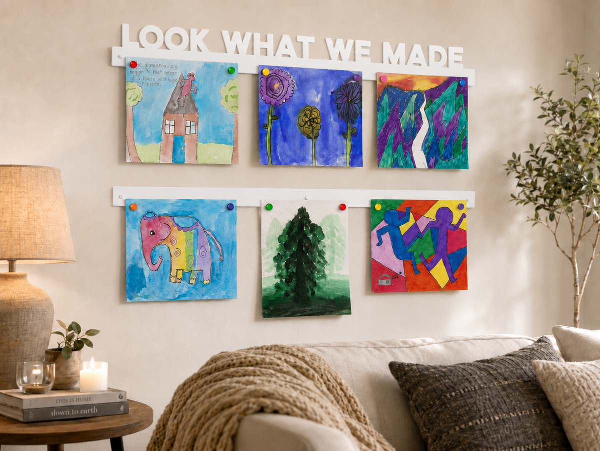 Look What We Made Magnetic Art Display