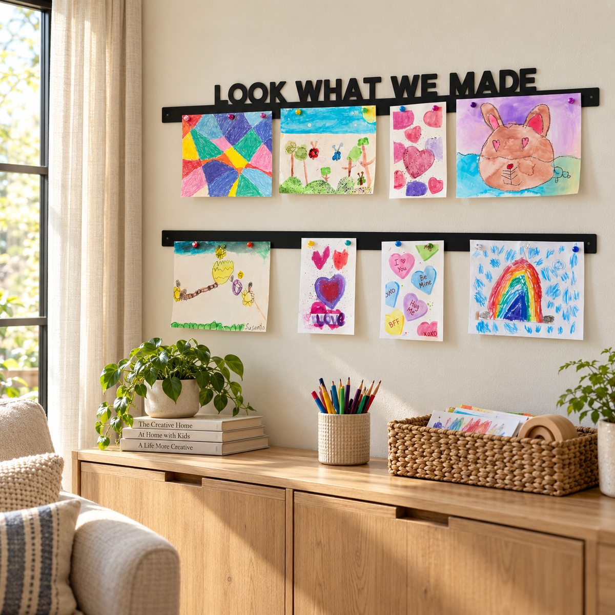Look What We Made Magnetic Art Display