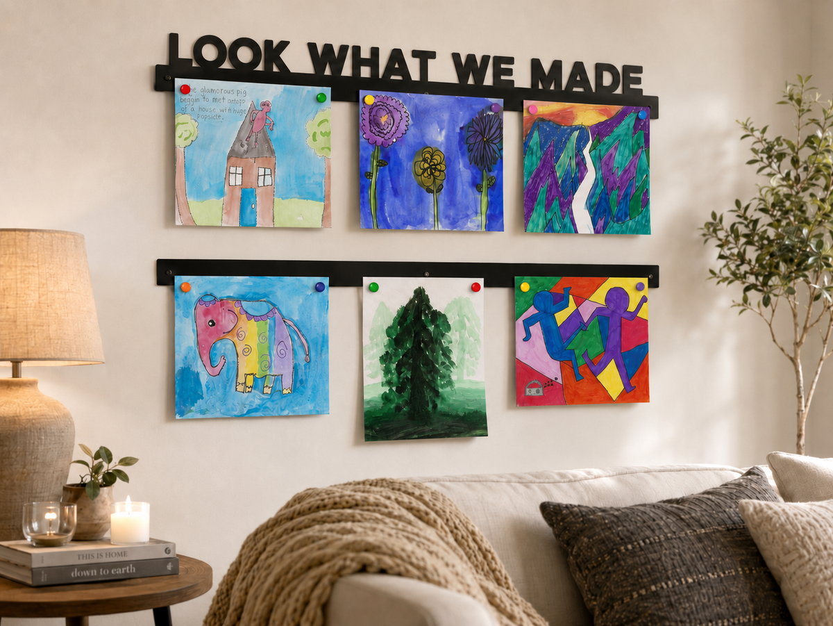 Look What We Made Magnetic Art Display