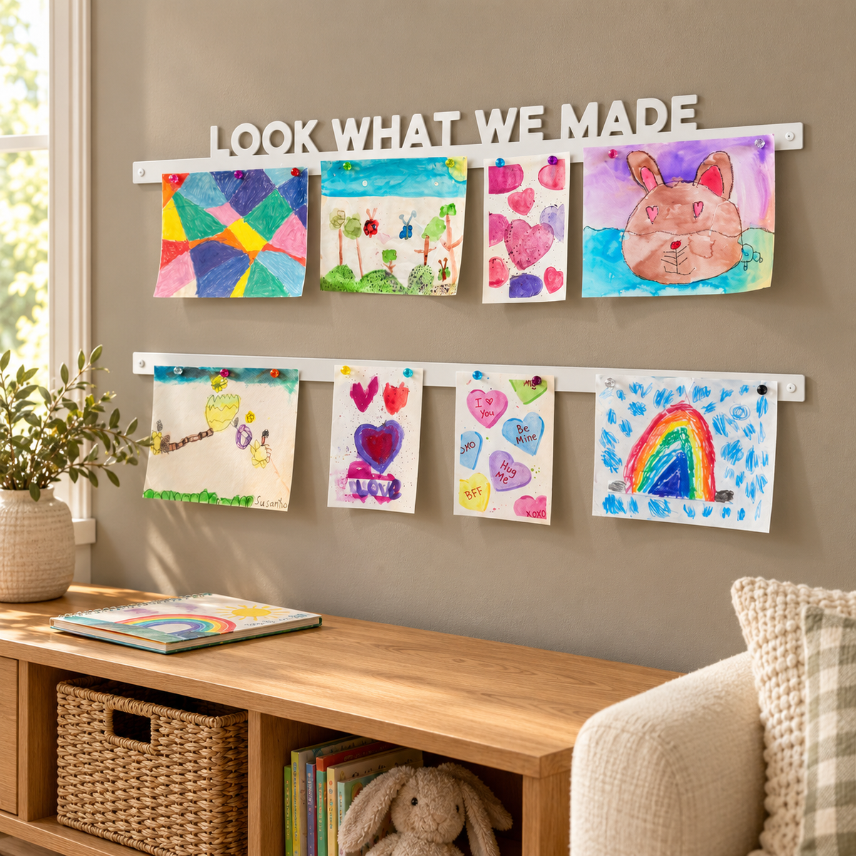 Look What We Made Magnetic Art Display
