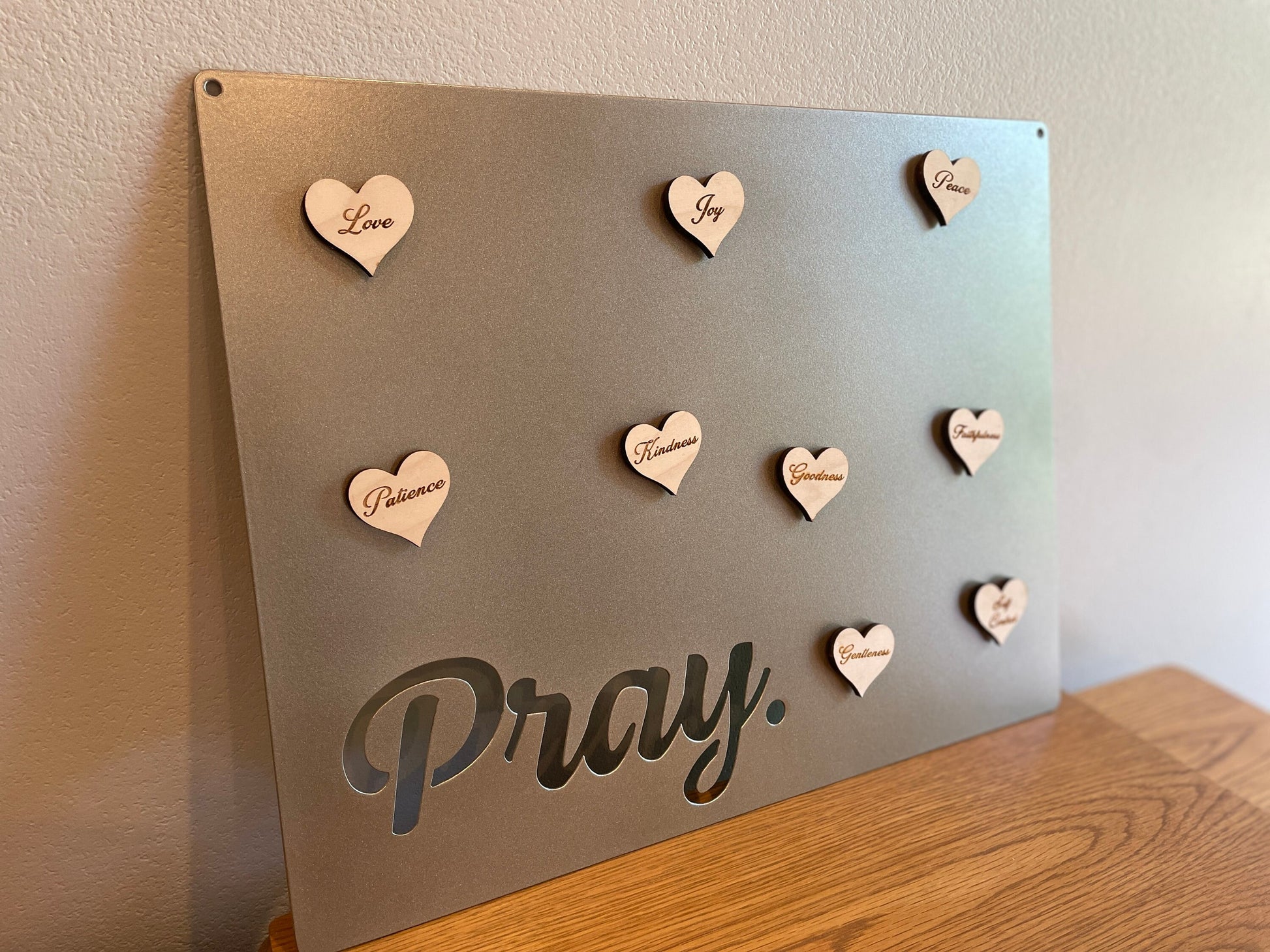 Magnetic Prayer Board, Magnetic Board for Wall, Magnetic Note Board, Pray for Missionaries, Faith Bulletin Board, Praying Without Ceasing