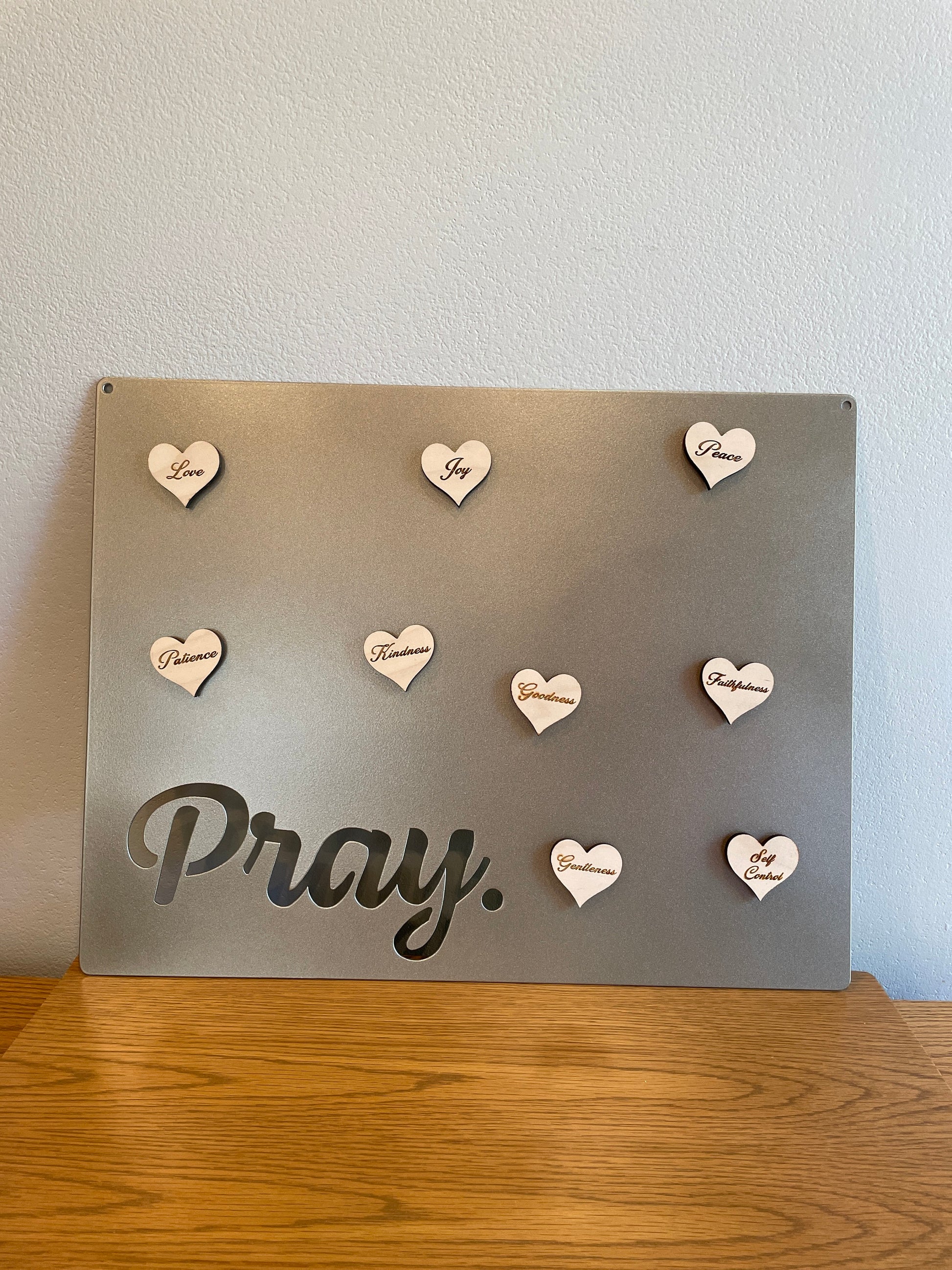 Magnetic Prayer Board, Magnetic Board for Wall, Magnetic Note Board, Pray for Missionaries, Faith Bulletin Board, Praying Without Ceasing